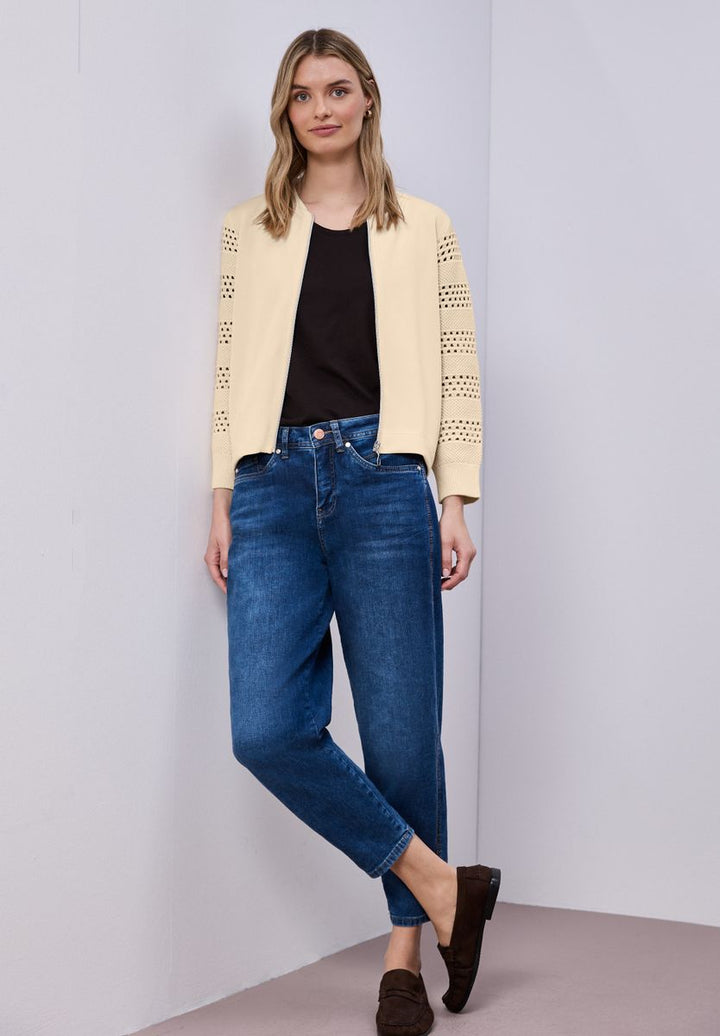 Langarm Jacke im Silk-Look