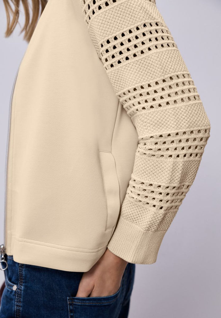 Langarm Jacke im Silk-Look