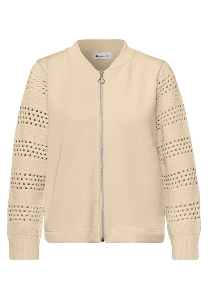 Langarm Jacke im Silk-Look