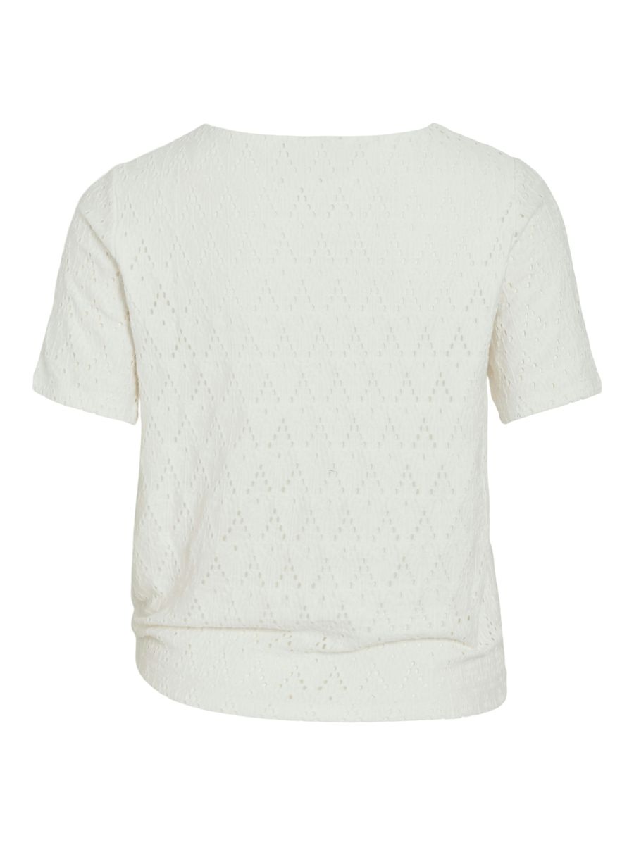 VIAMALINA OPEN O-NECK S/S TOP/VOL/PB