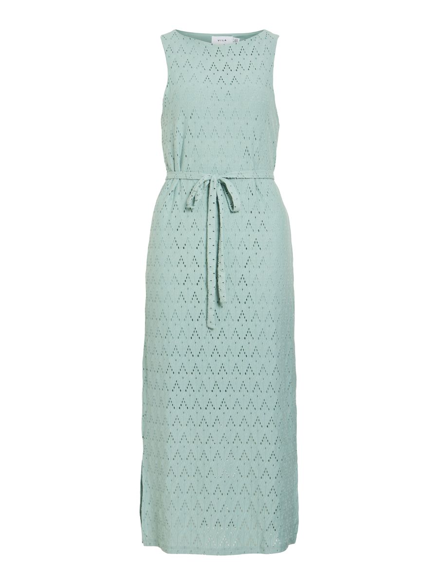 VIAMALINA S/L MIDI DRESS/VOL/PB
