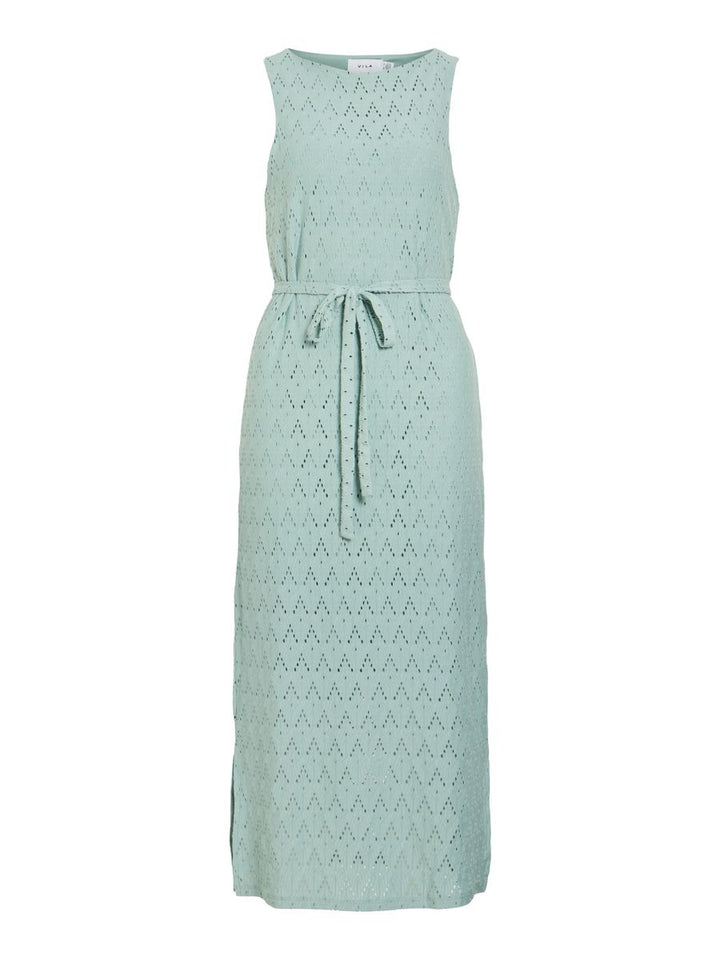 VIAMALINA S/L MIDI DRESS/VOL/PB
