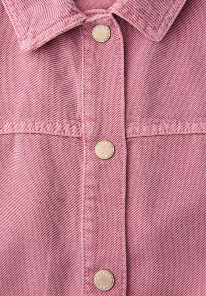 Jeansjacke in pinker Waschung