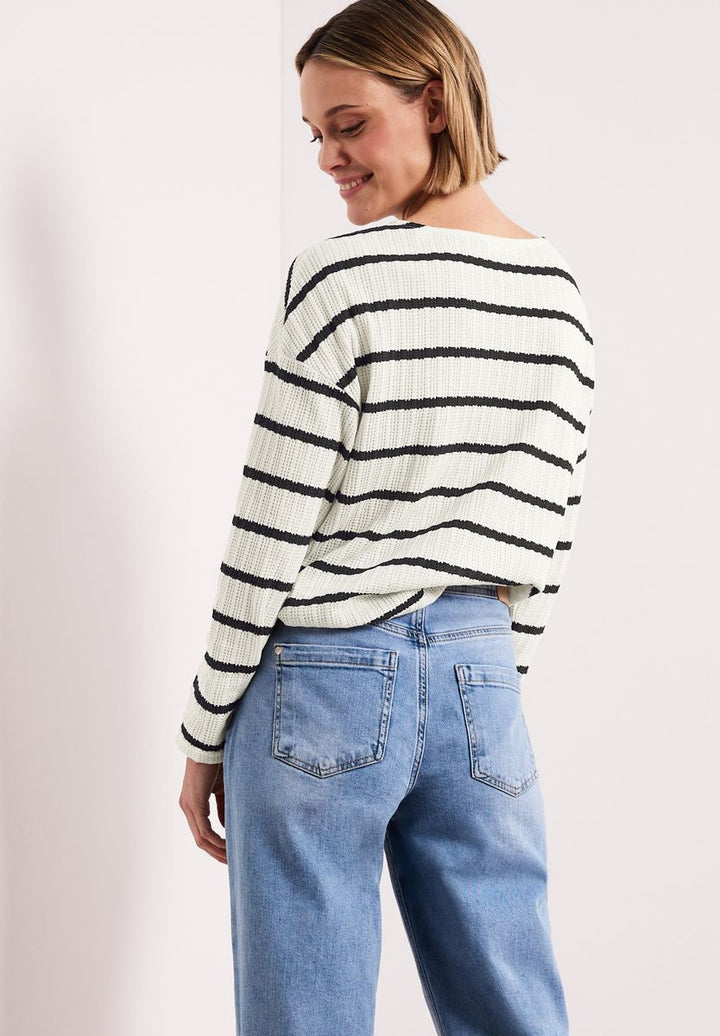 Langarm Shirt im Strick-Look