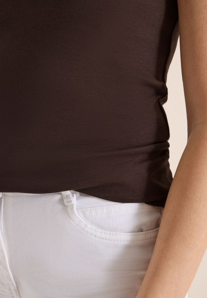 Basic Top aus reiner Baumwolle