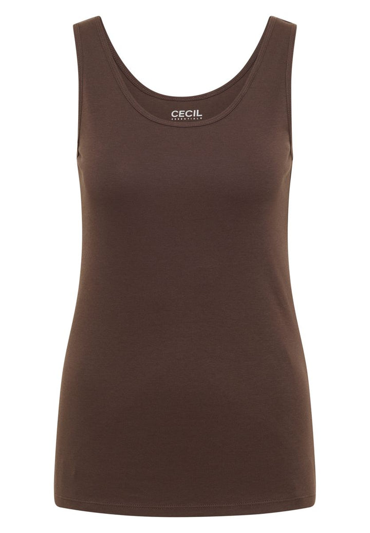 Basic Top aus reiner Baumwolle