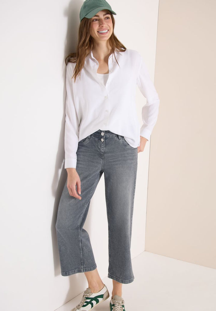 High Waist Wide Leg Jeans im Loose Fit