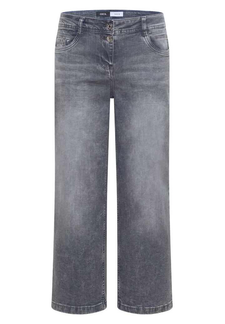 High Waist Wide Leg Jeans im Loose Fit