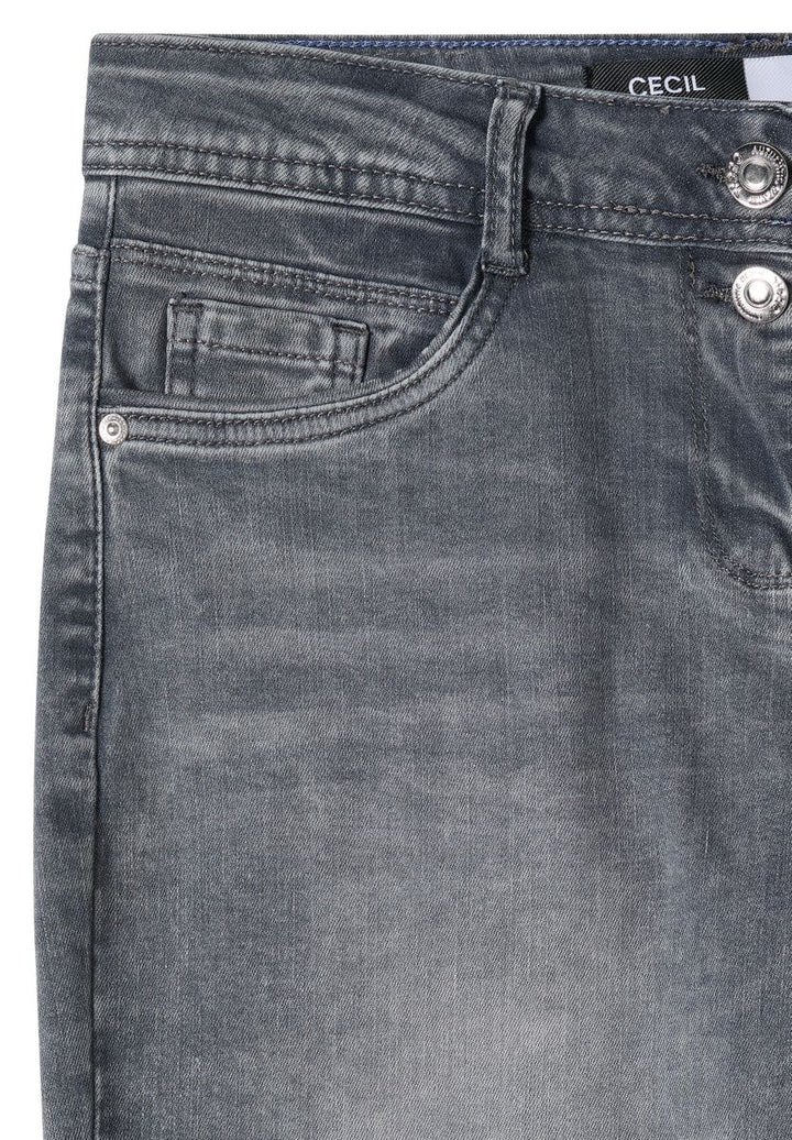 High Waist Wide Leg Jeans im Loose Fit