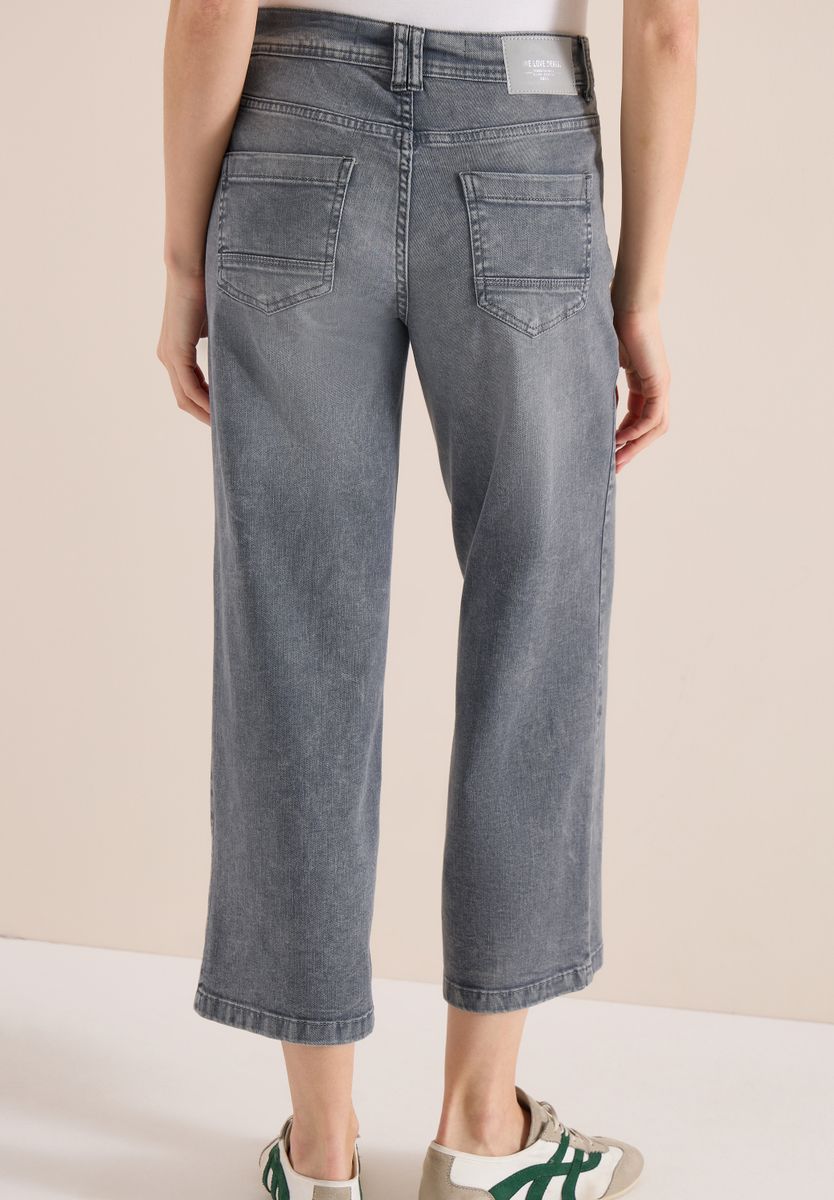 High Waist Wide Leg Jeans im Loose Fit