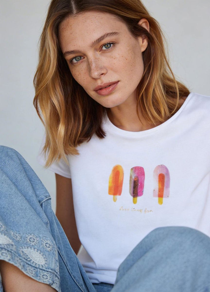 T-Shirt mit "Eis"