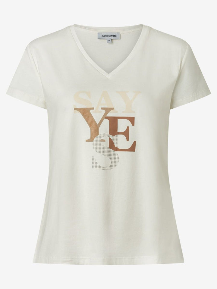 T-Shirt mit Schrift