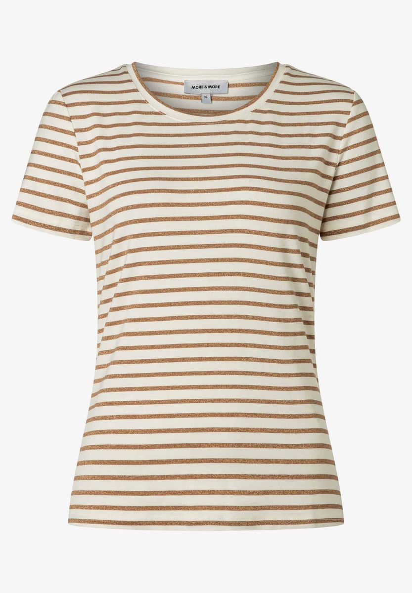 Streifenshirt mit Glanzfaden