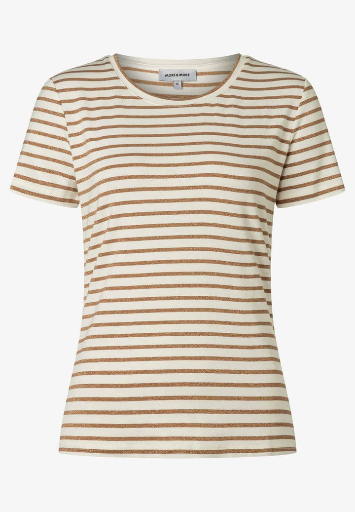 Streifenshirt mit Glanzfaden