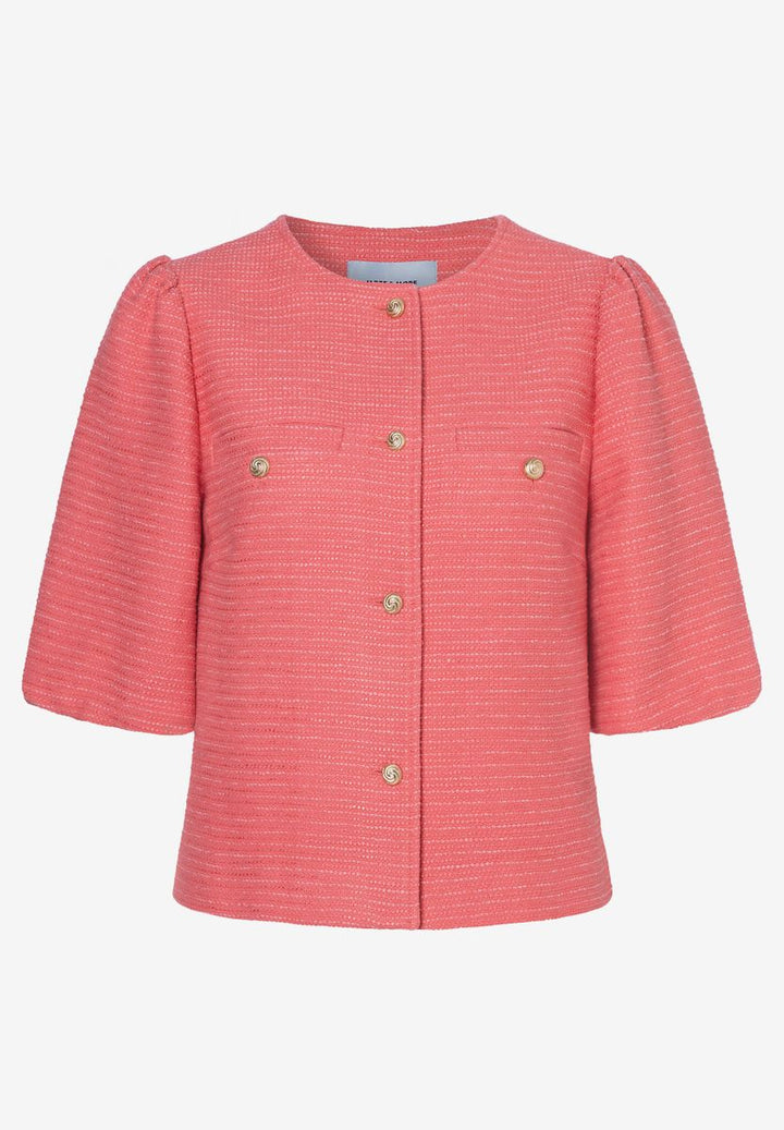 kurze Boucléjacke