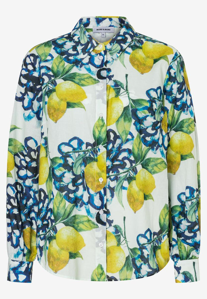 Bluse mit "Zitronen-Print"
