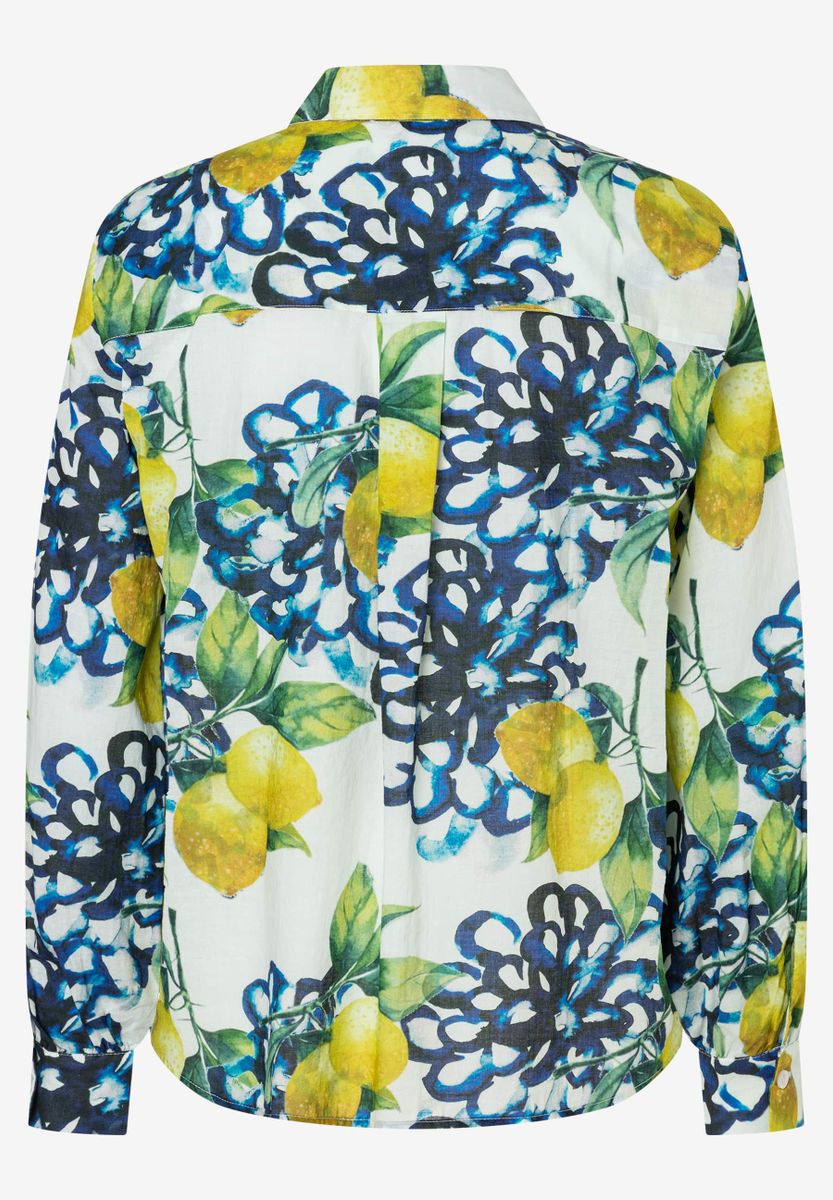 Bluse mit "Zitronen-Print"