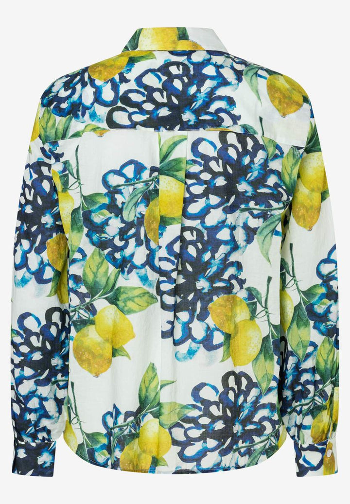 Bluse mit "Zitronen-Print"