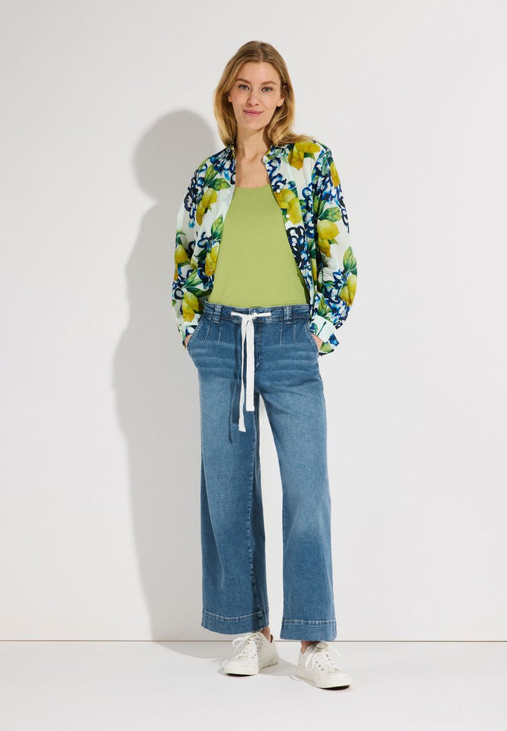 Bluse mit "Zitronen-Print"