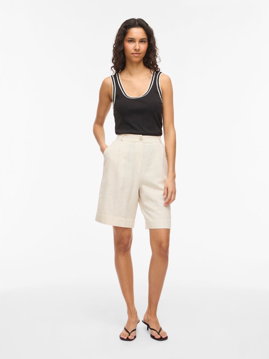 VIPRISILLA HW BERMUDA SHORTS/VOL - NOOS