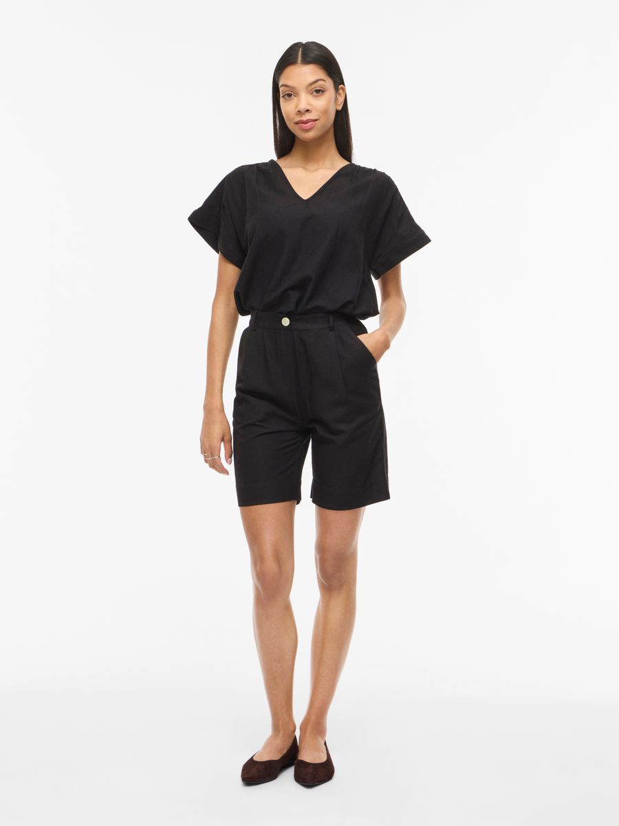 VIPRISILLA HW BERMUDA SHORTS/VOL - NOOS