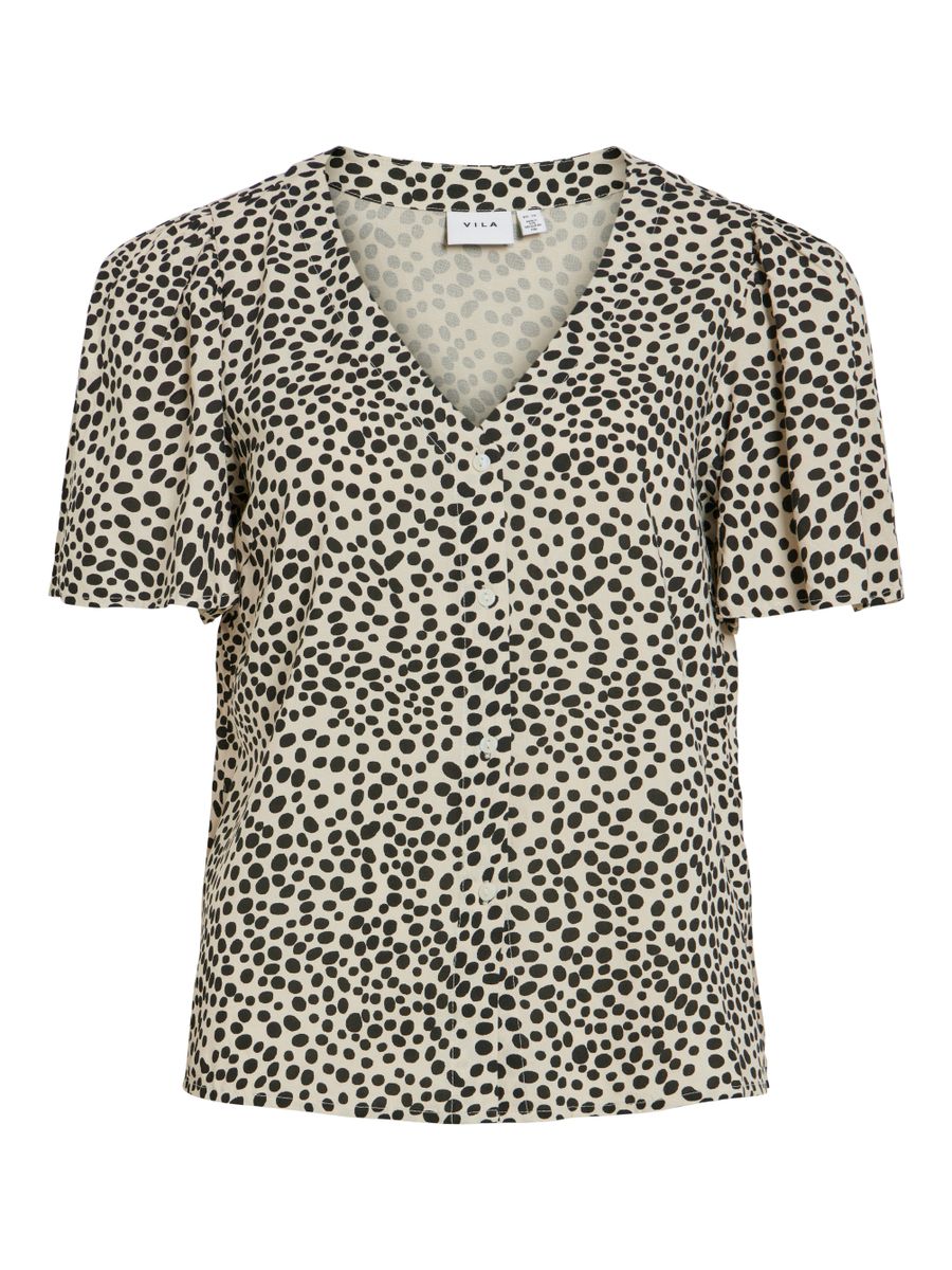 VIGRACE V-NECK S/S SHIRT - NOOS