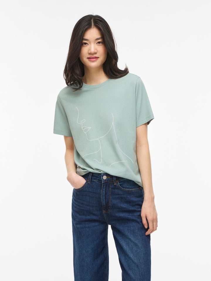 VISYBILLA BON O-NECK S/S T-SHIRT/LC/PB