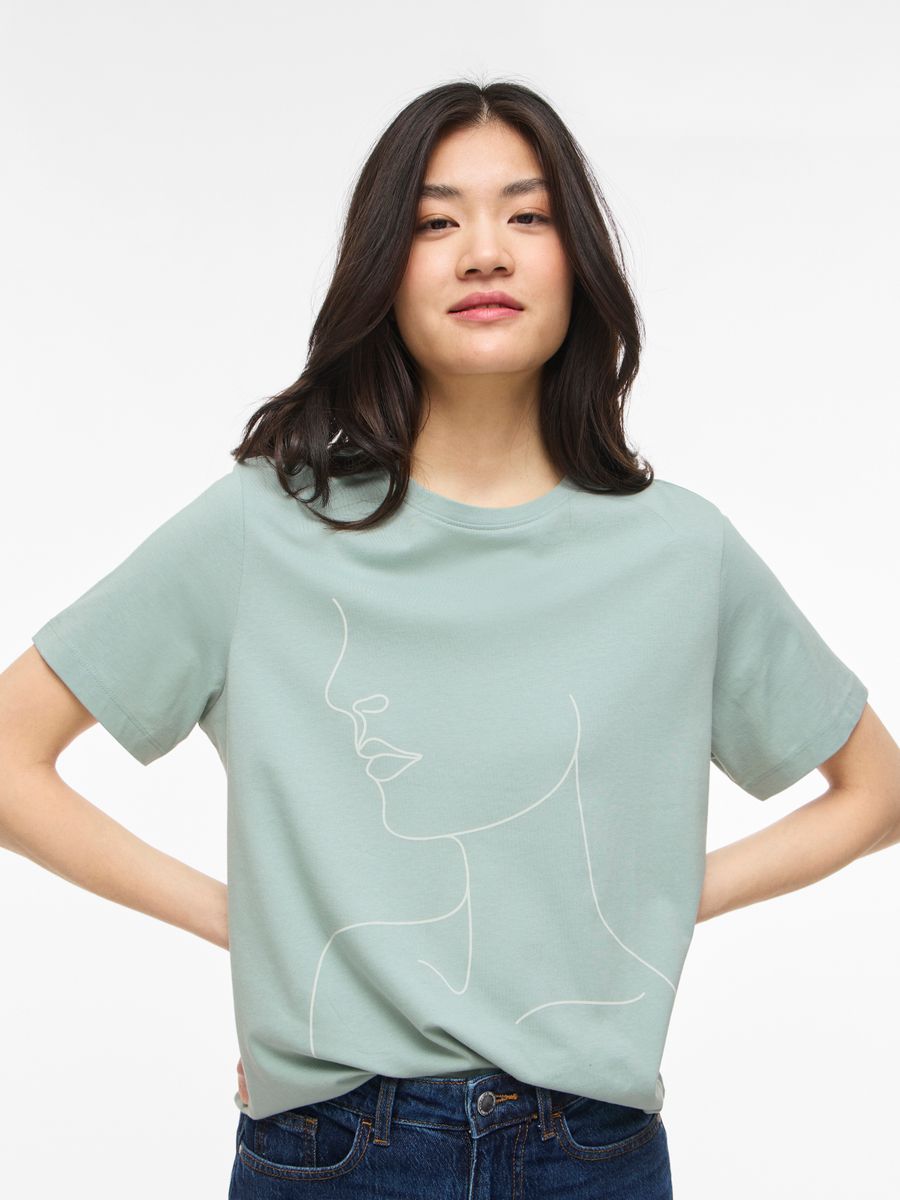VISYBILLA BON O-NECK S/S T-SHIRT/LC/PB
