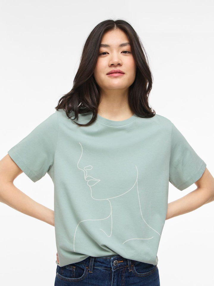 VISYBILLA BON O-NECK S/S T-SHIRT/LC/PB