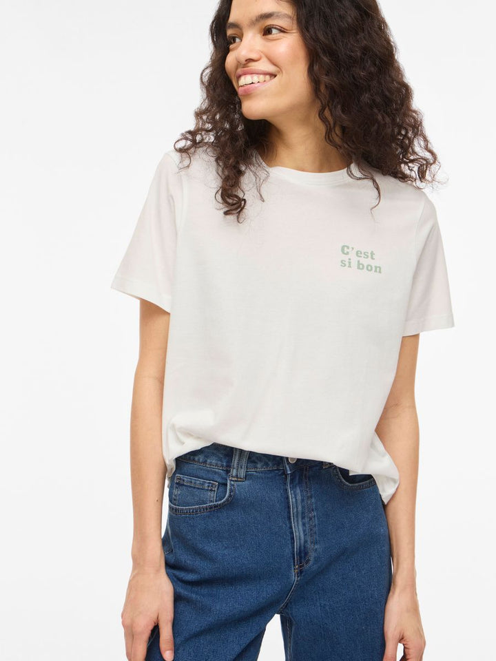 VISYBILLA BON O-NECK S/S T-SHIRT/LC/PB