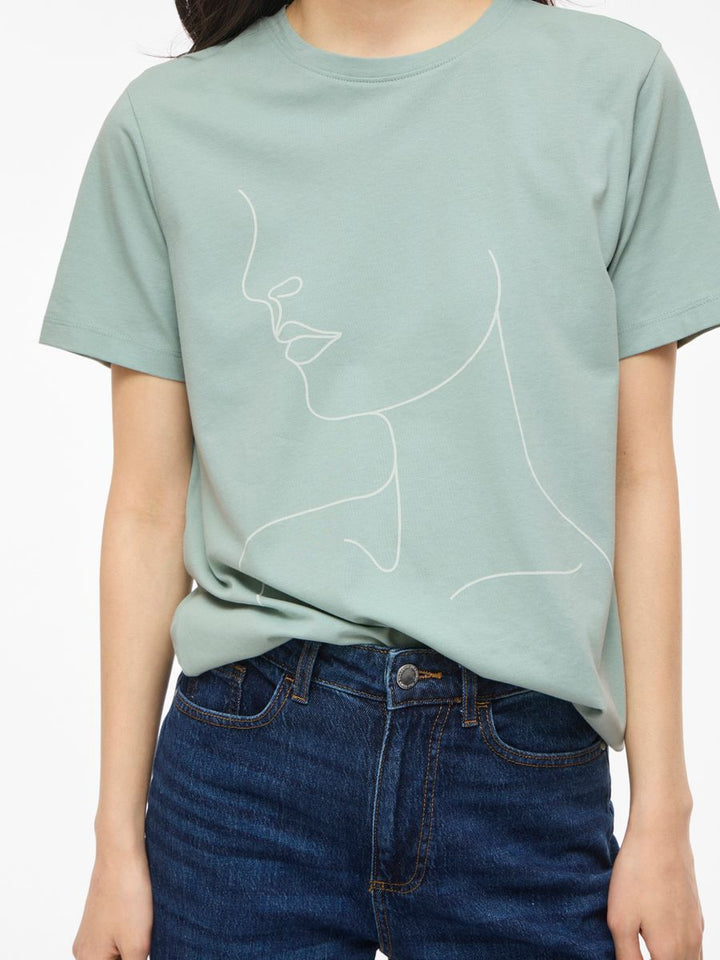 VISYBILLA BON O-NECK S/S T-SHIRT/LC/PB