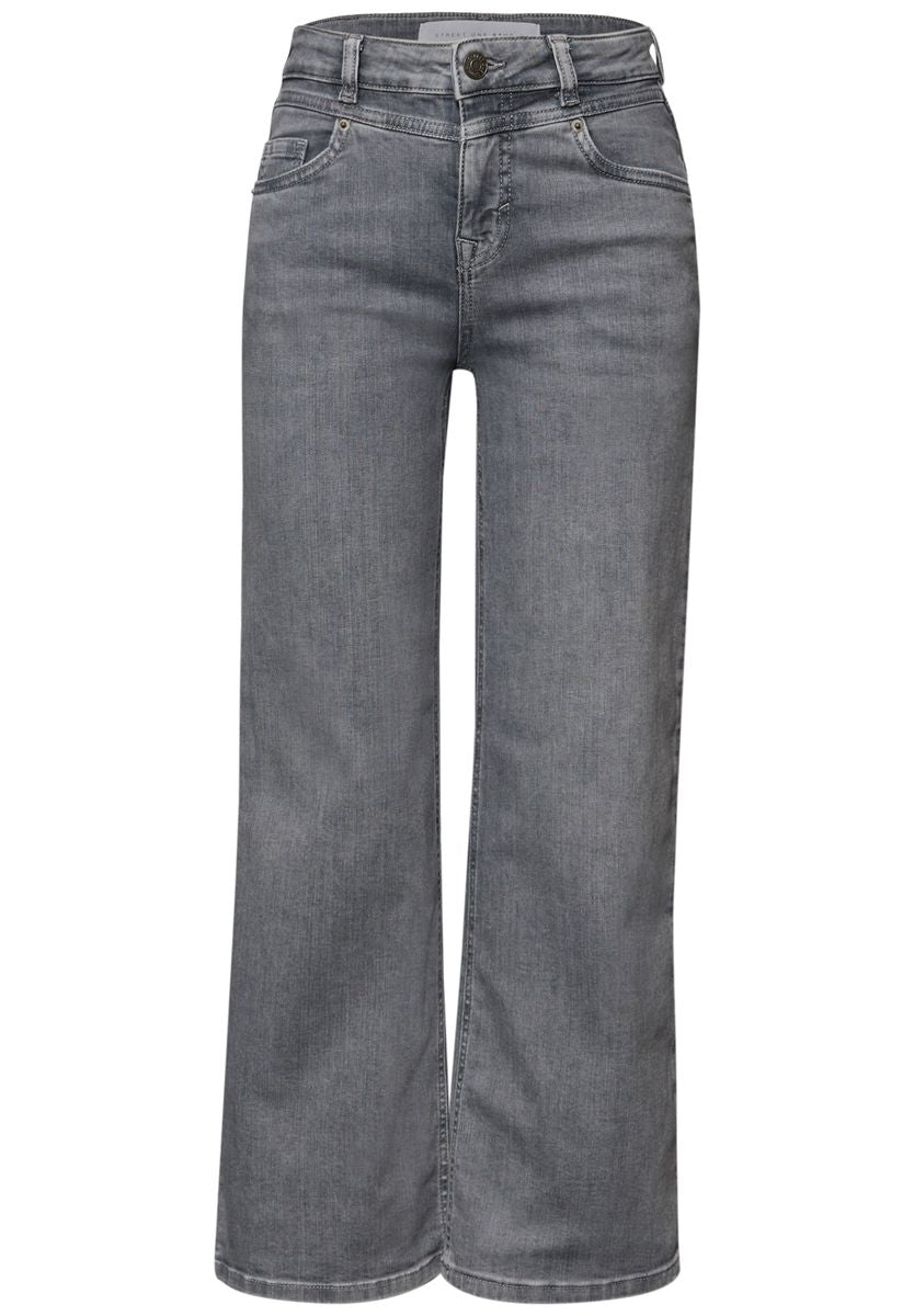 High Waist Wide Leg Jeans im Loose Fit