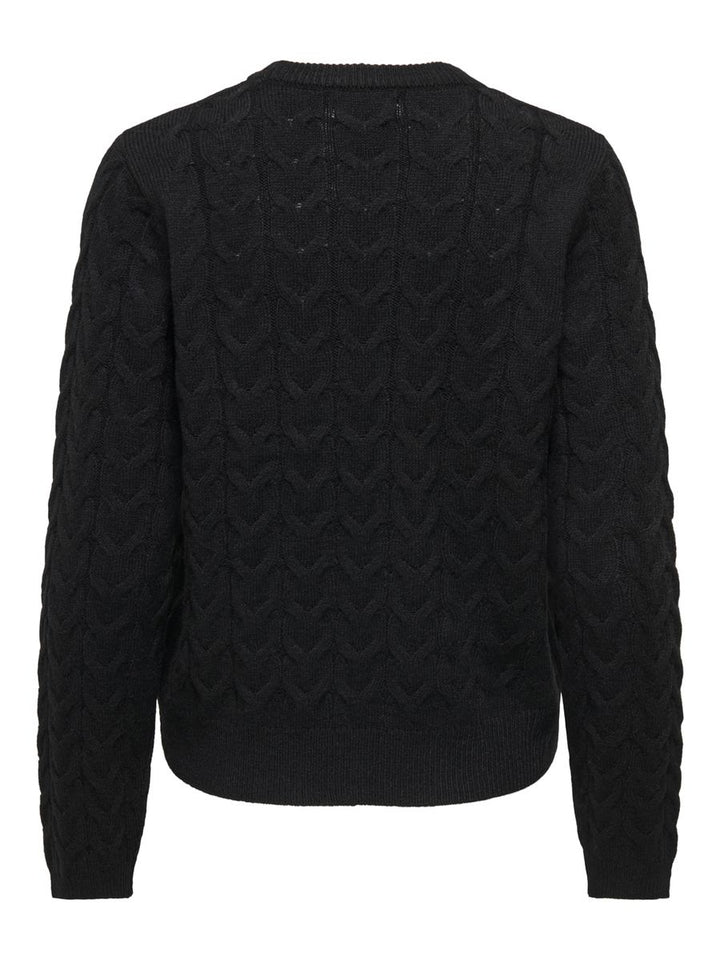 JDYCARMEN L/S O-NECK PEARL PULLOVER KNT
