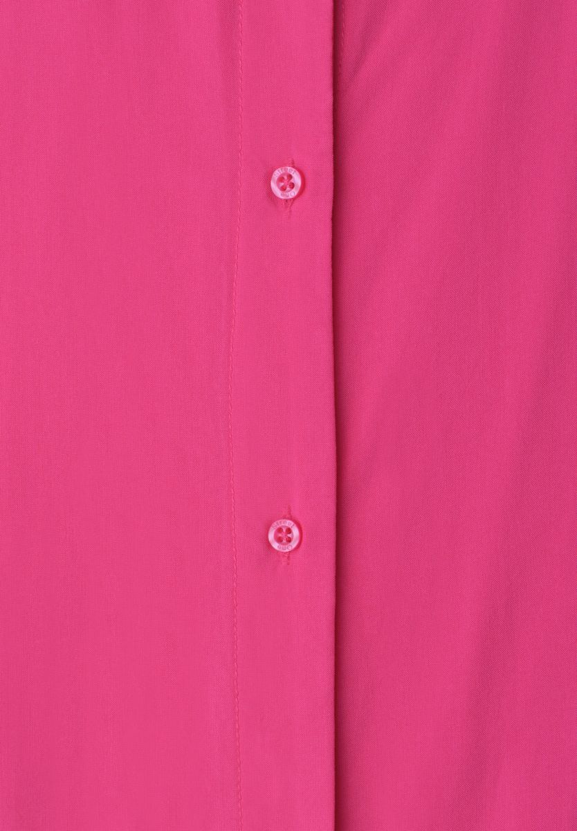 Dropped Shoulder Bluse mit Bowling-Kragen