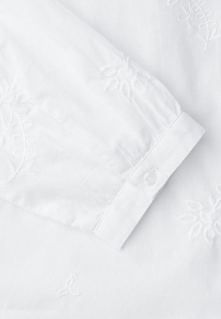 3/4-Arm Bluse mit Embroidery
