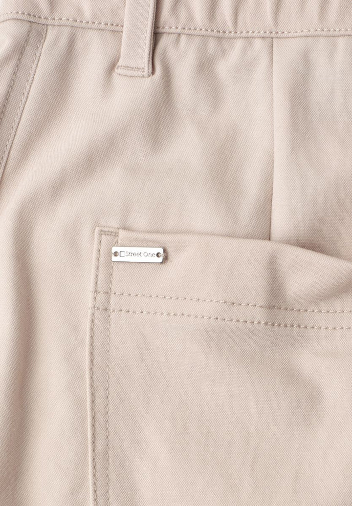 High Waist Barrel Leg Hose im Casual Fit