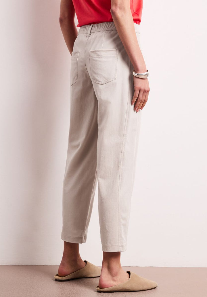 High Waist Barrel Leg Hose im Casual Fit