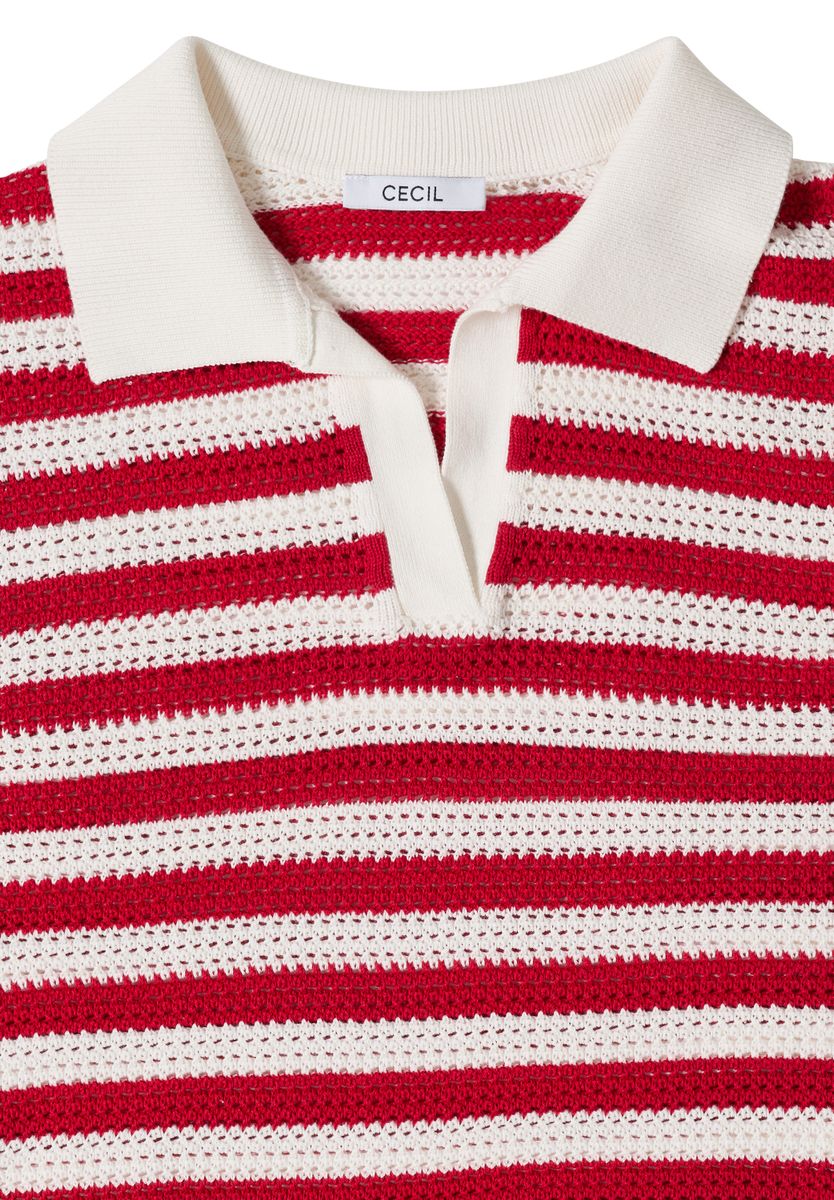 Kurzarm Poloshirt in Mesh-Qualität