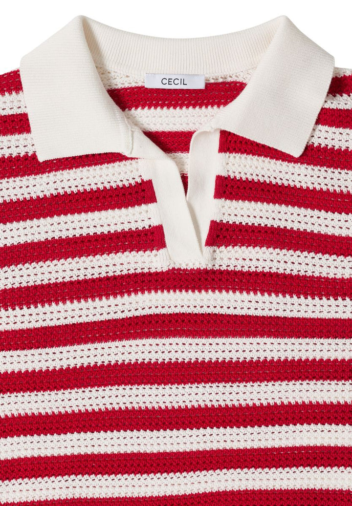 Kurzarm Poloshirt in Mesh-Qualität