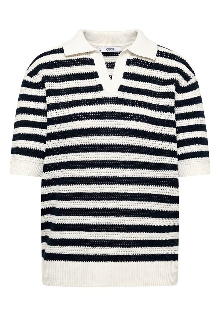 Kurzarm Poloshirt in Mesh-Qualität
