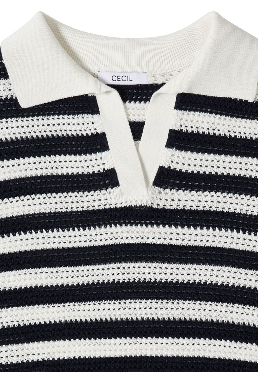 Kurzarm Poloshirt in Mesh-Qualität