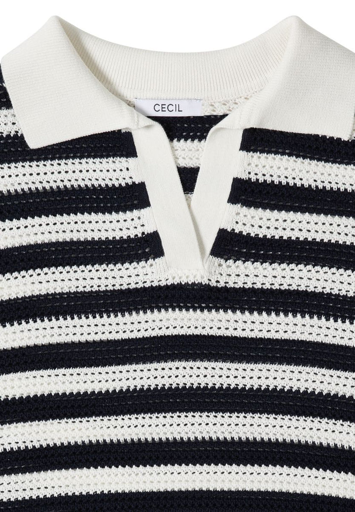 Kurzarm Poloshirt in Mesh-Qualität