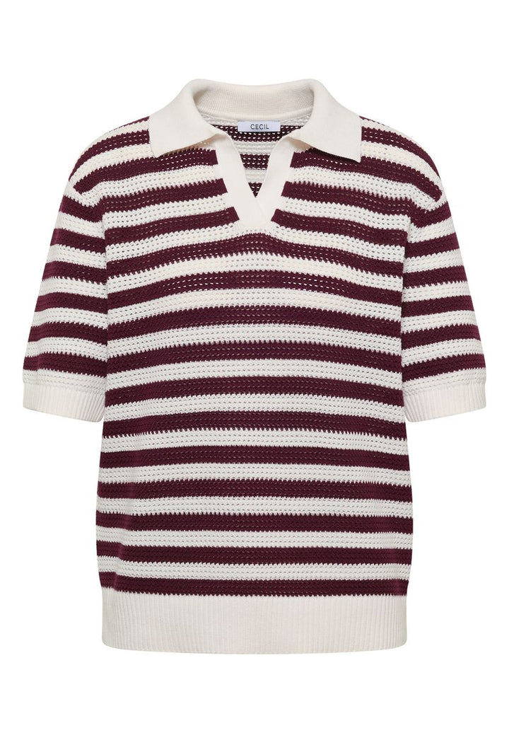 Kurzarm Poloshirt in Mesh-Qualität