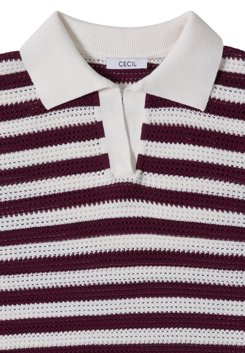 Kurzarm Poloshirt in Mesh-Qualität