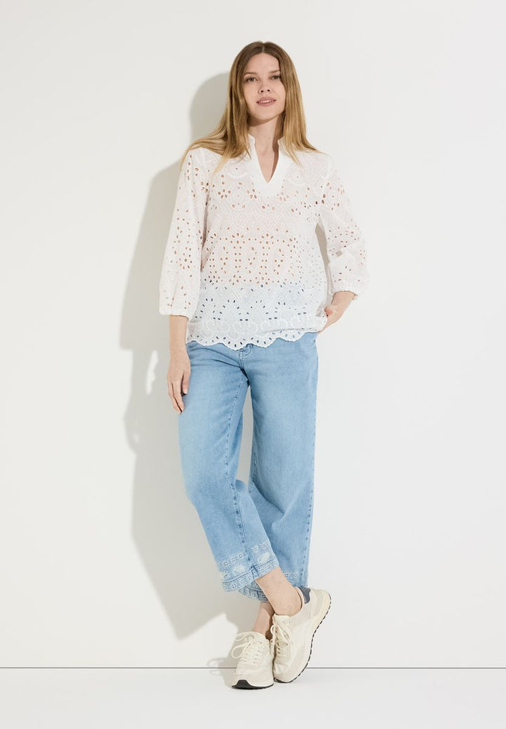 Broderie Anglaise Bluse