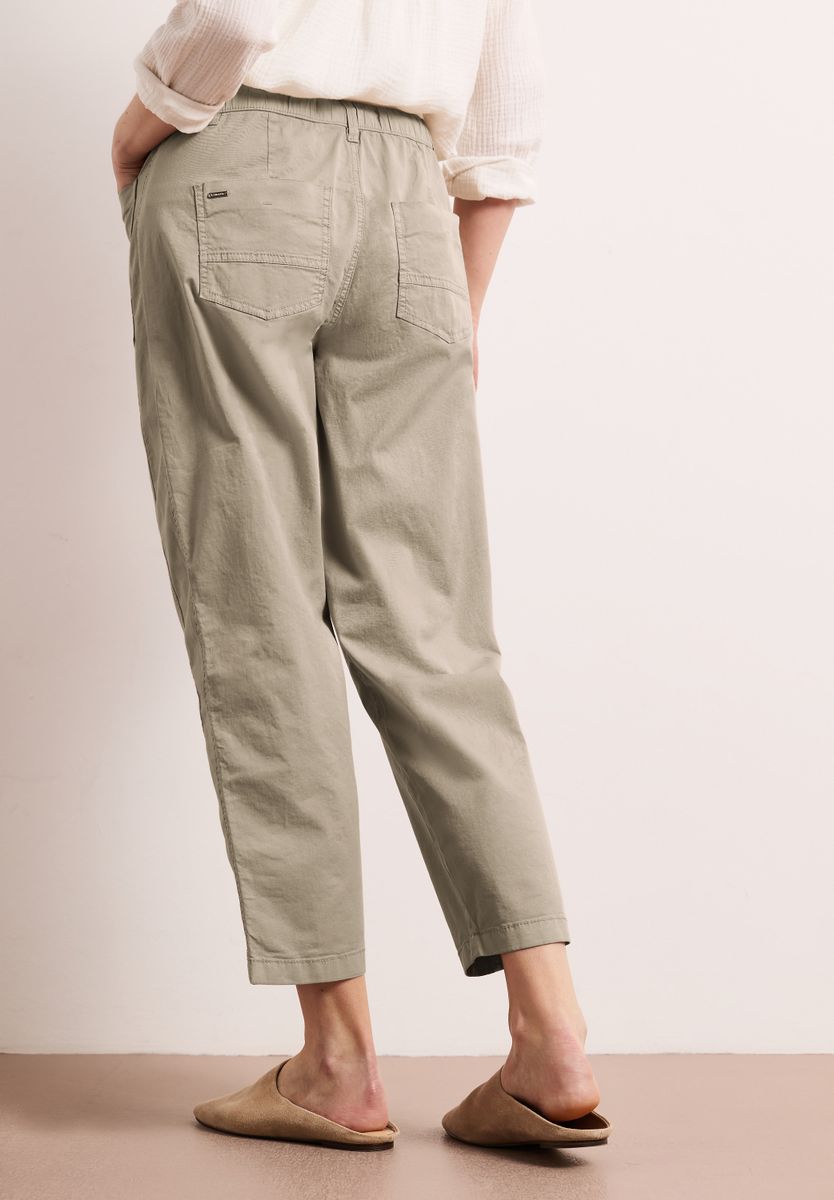 Barrel Leg Hose aus Twill-Ware