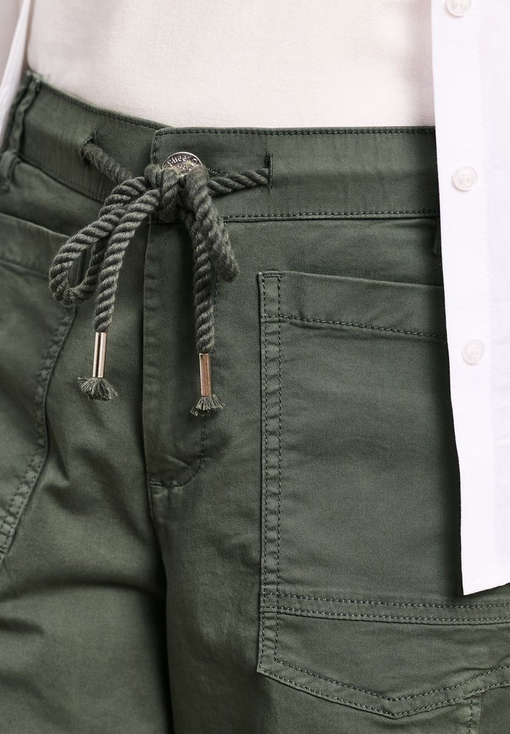 Barrel Leg Hose aus Twill-Ware
