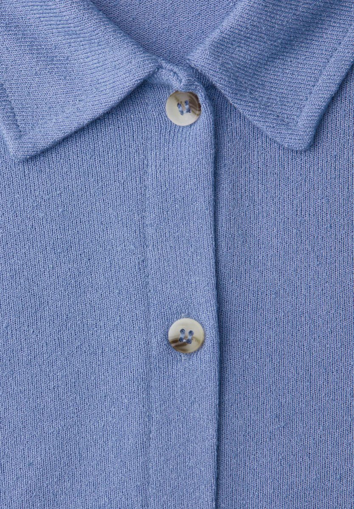 Kurzarm Shirt mit Knopfleiste