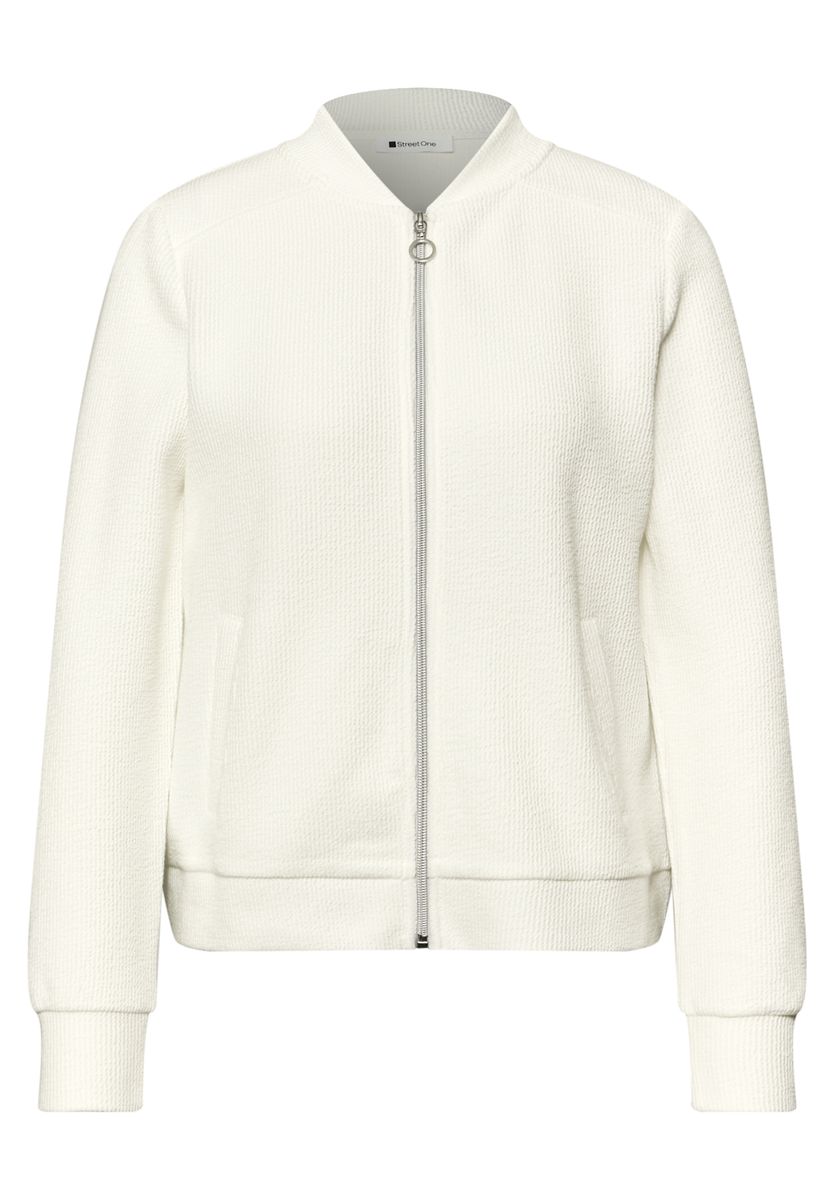 Blouson mit Zipper und Struktur