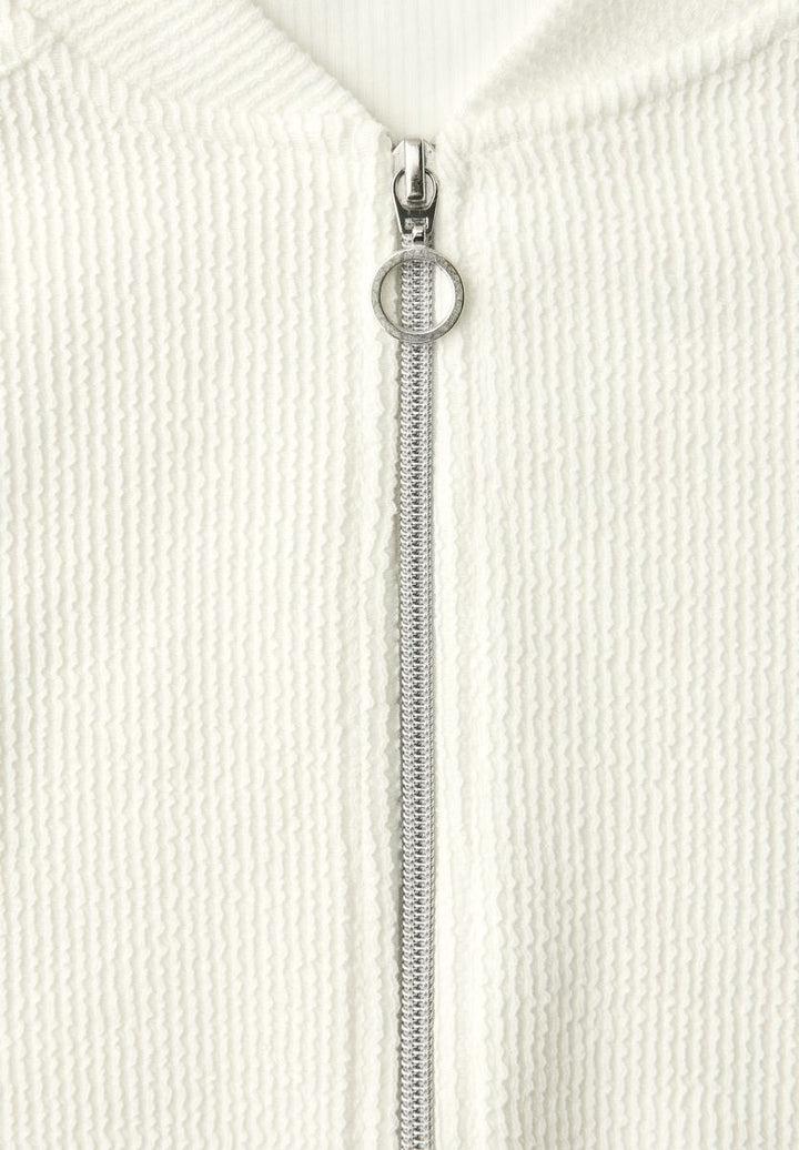 Blouson mit Zipper und Struktur